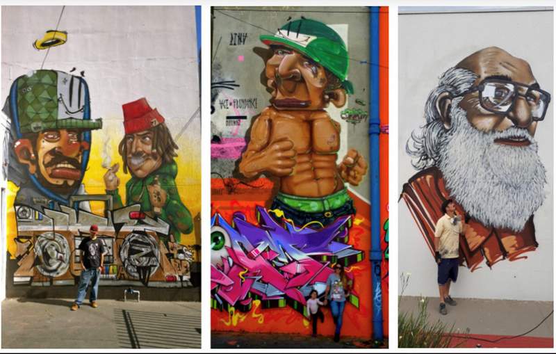 Intervenção cultural em Curitiba promove a união da arte do skate com o grafite