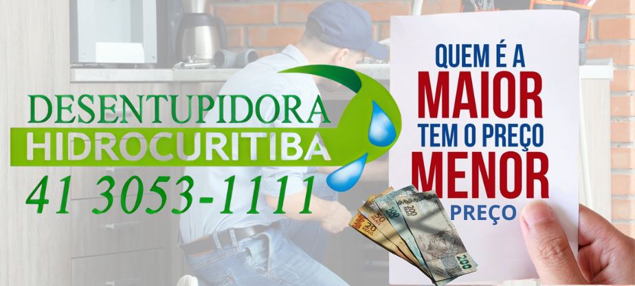 Menor preço para Desentupimento em Curitiba