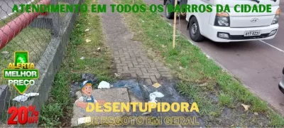 Desentupimento barato no Sítio Cercado