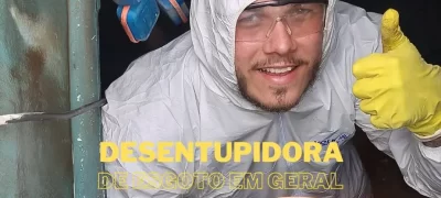 Desentupimento com equipamentos modernos no Capão Raso