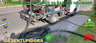 Desentupimento com garantia no Capão Raso