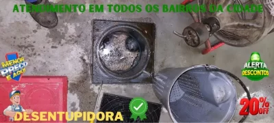 Desentupimento de caixa de gordura no Pinheirinho