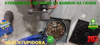 Desentupimento de caixa de gordura no Pinheirinho