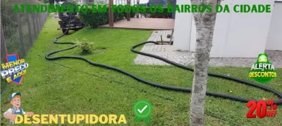 Desentupimento de esgoto no Capão Raso