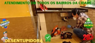 Desentupimento de pia no Cristo Rei