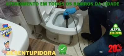 Desentupimento de vaso sanitário no Boqueirão