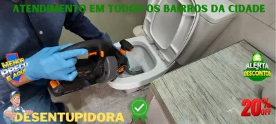 Desentupimento de vaso sanitário no Pinheirinho
