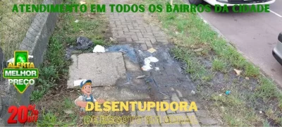 Desentupimento em geral no Cristo Rei