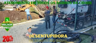 Desentupimento preventivo no Cristo Rei