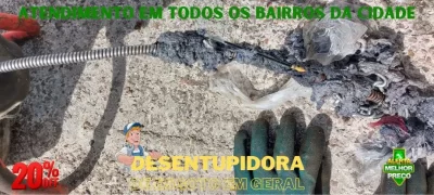 Desentupimento preventivo no Sítio Cercado