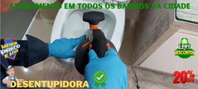 Desentupimento de vaso sanitário no Boa Vista
