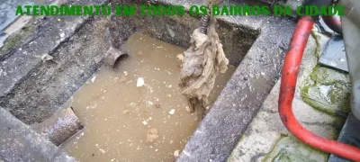 Serviço de Desentupimento no Sítio Cercado