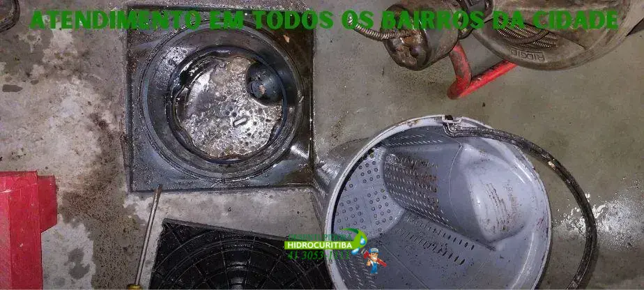 1 - Serviços de desentupimento de caixa de gordura no Vista Alegre Curitiba