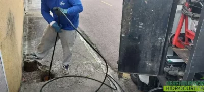 Desentupimento de esgoto no Boa Vista