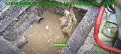 Desentupimento de esgoto no Vista Alegre Curitiba