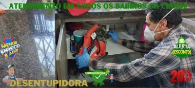 Desentupimento de Pia no Bairro Alto