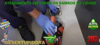 desentupimento de ralo no Bairro Alto