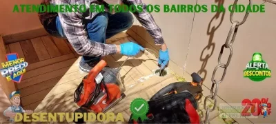 Desentupimento de ralo no Cristo Rei