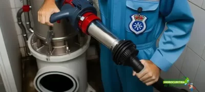 Remoção de Água do Fosso de Elevador por Sucção