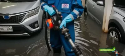 Sucção Rápida de Água em Fosso de Elevador