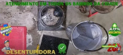 desentupir pia com sal