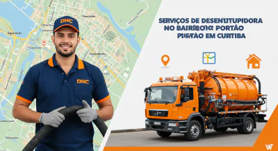 Desentupidora no Bairro Portão em Curitiba